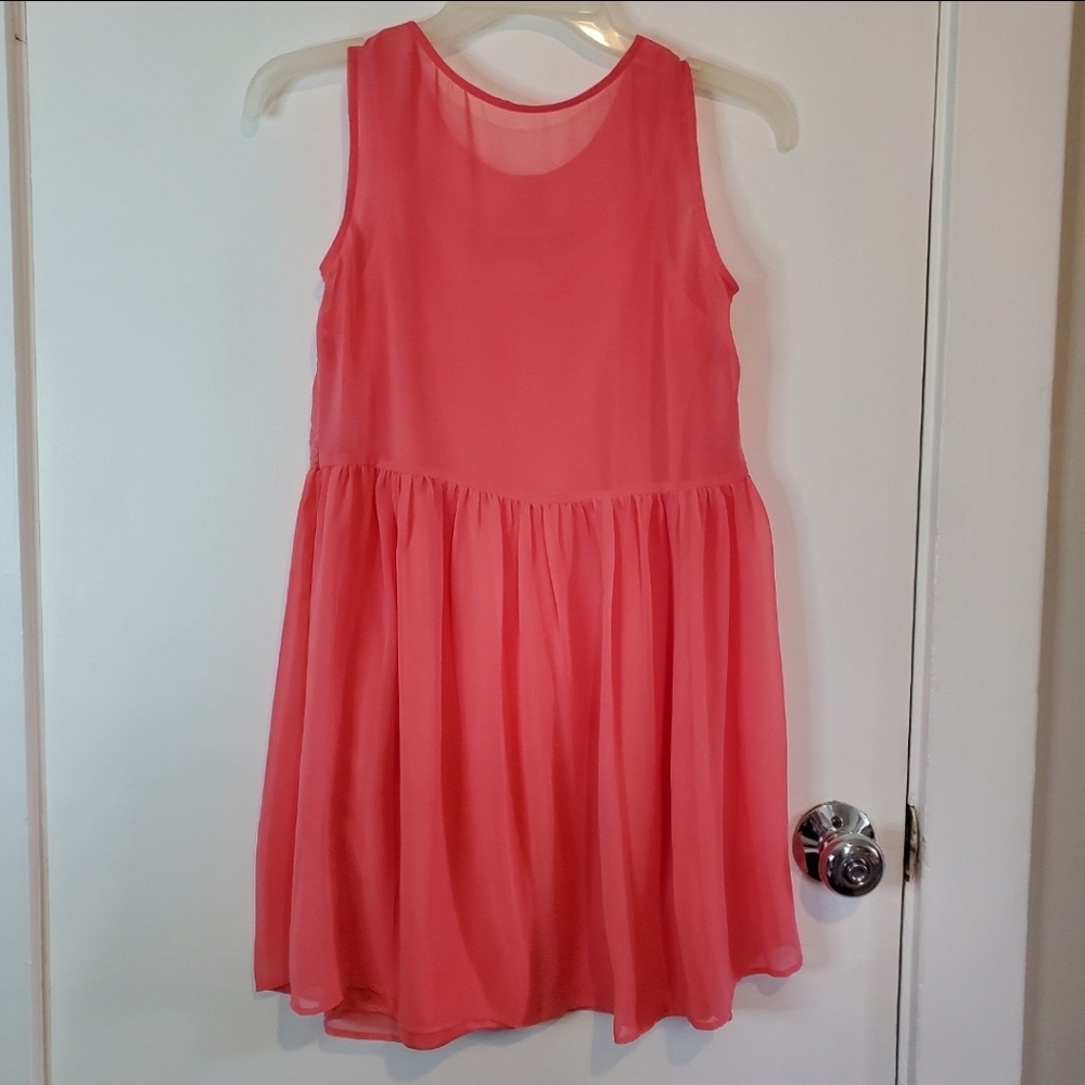 Blush girls dress size 14 salmon.